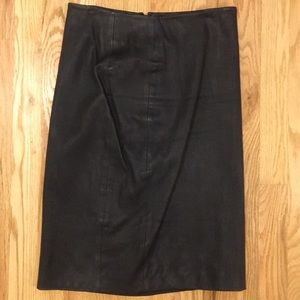 Diane Von Furstenberg Stretch Leather skirt